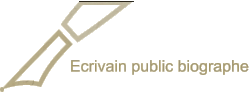 Ecrivain public biographe
